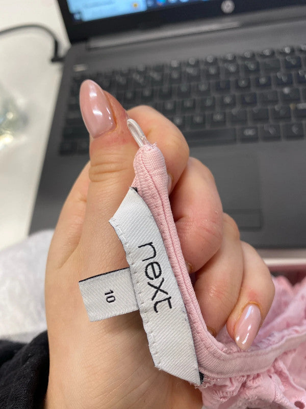 Lovely next embroidered blouse UK 10 HA001