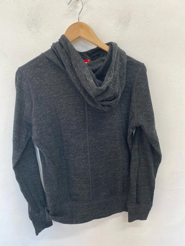 Fabulous Nike Charcoal Grey Marl hoodie UkL Ladies GW001