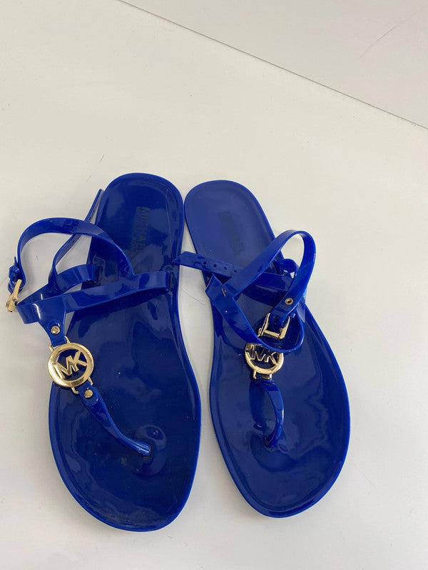Fabulous Cobalt blue flip flops by Michael Kors Uk7 IM001