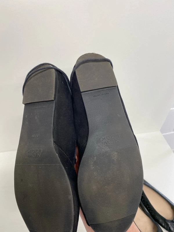 Fabulous duo of ballet pumps New look black UK6 #5 NC001