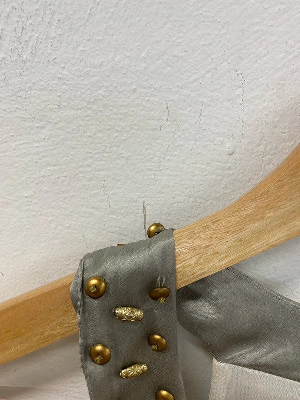 Ultra Pink Fabulous Giraffe Pattern Beaded Detailing Jumpsuit Size M JB005