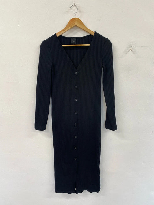 Fabulous River Island button up maxi dress uk 8 KM004