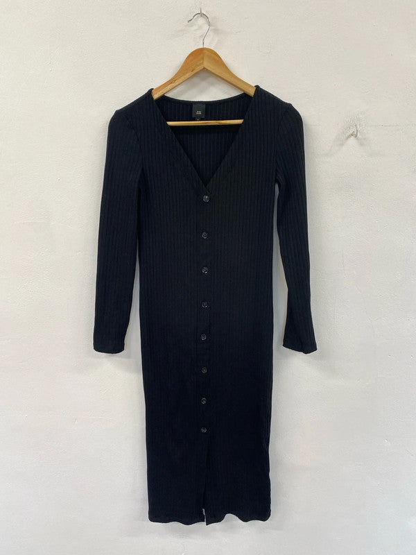 Fabulous River Island button up maxi dress uk 8 KM004