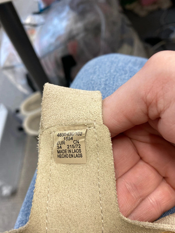 Fabulous Taupe kids sandals summer perfect age Uk2 EUR 34 KS002