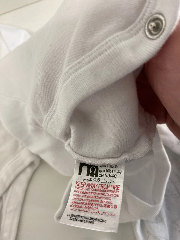 Fabulous New Born up to1 month baby bundle & rabbit hat Tu Mothercare #4 EW005