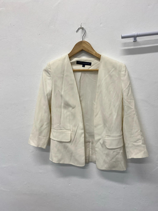 Fab classic French Connection cream open front uk6 KM004