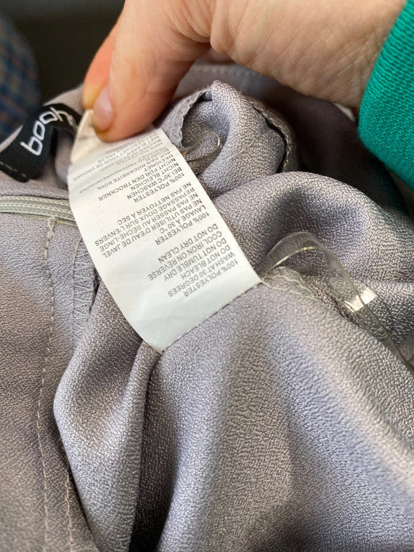 Fabulous Grey wide leg Boohoo Uk14 trousers MS002