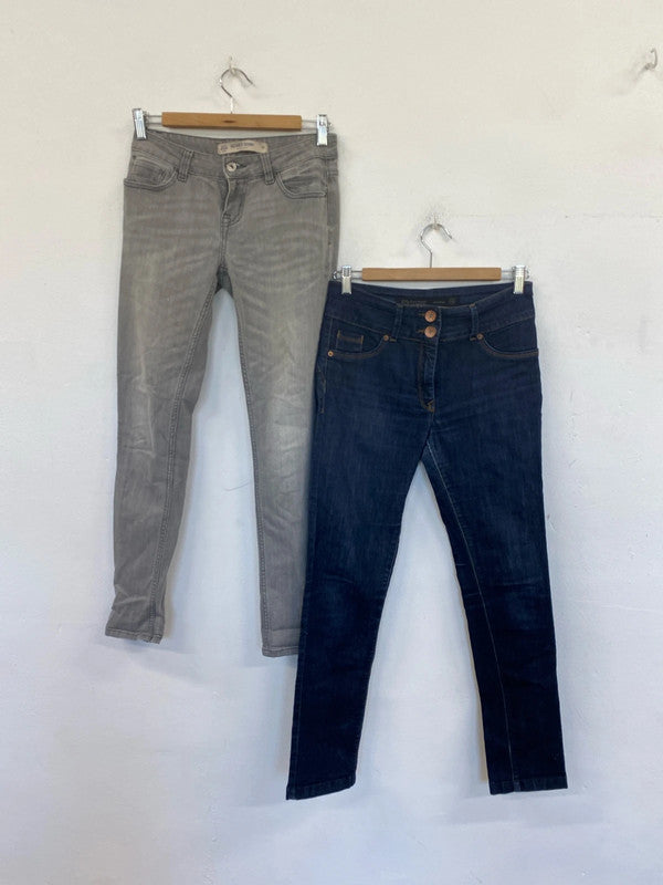 Next Stylish Skinny Jeans Duo UK 6-10 #11 LK009