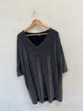 Stunning Hush Tunic Dress UK 10/12 Black metallic sparkle SO560