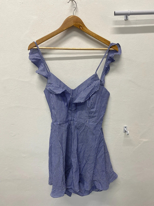 Fabulous Striped nautical Playsuit summer essential Uk12 River Island JB001