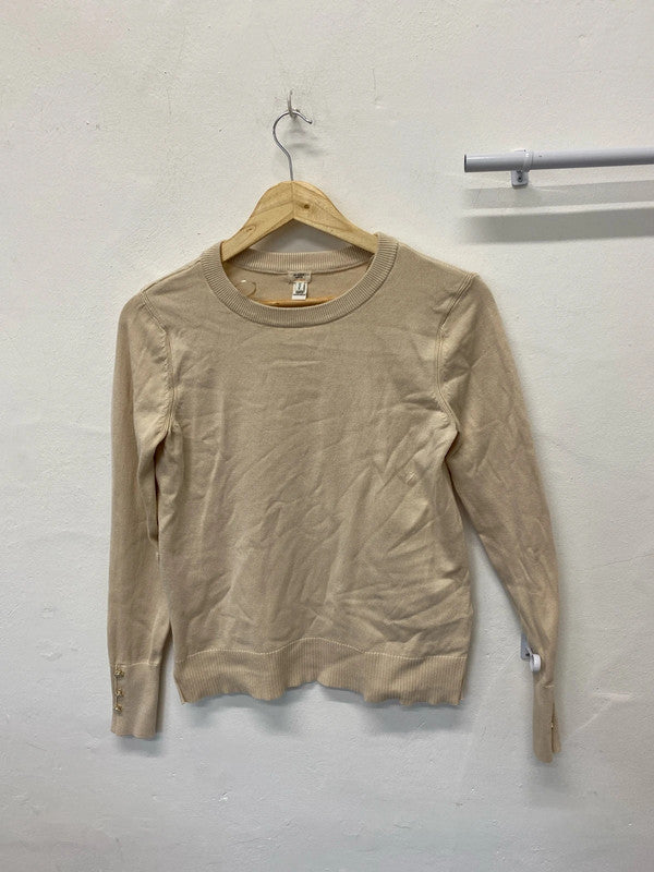 Fabulous Beige buscuit River Island Uk10 classic HDR01