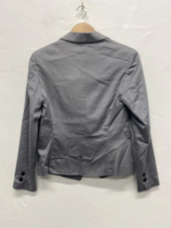 Fabulous New Look mid grey formal smart blazer Uk12 MA003