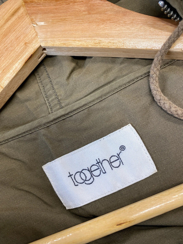 Fabulous Together Khaki lightweight parka uk16 YM001
