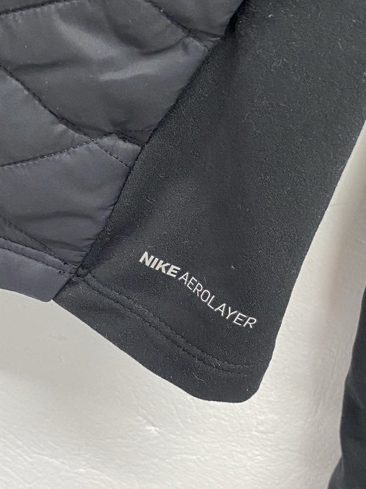 Lovely nike aero black layer jacket running UK S KM004