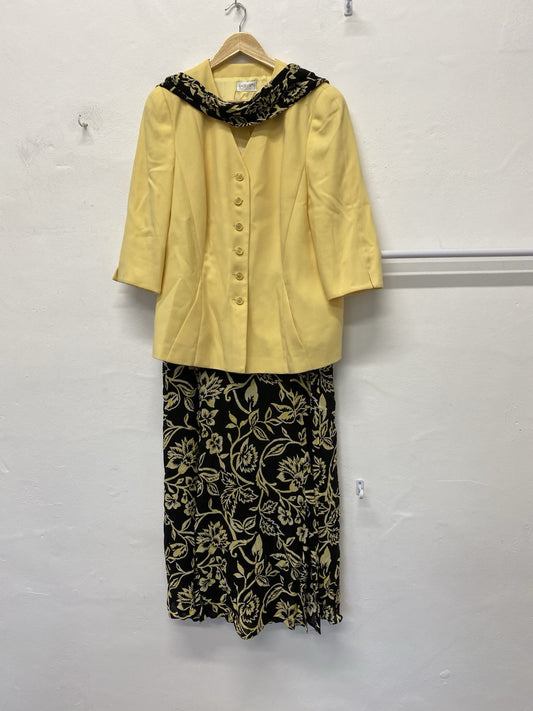 Basler ‘Mother Of The Bride Outfit’ Or Guest Yellow Clack Classic uk18 IZ001