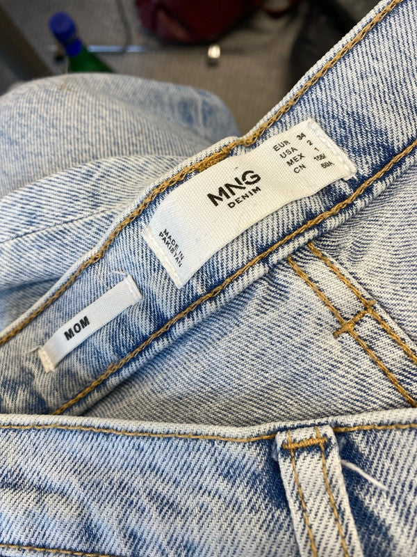 Fabulous Mango Tapered acid wash jeans UK6 HDR01