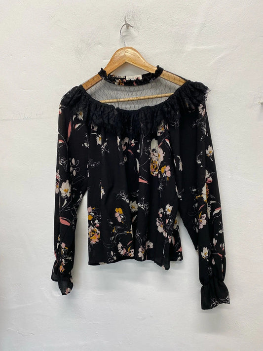 Fabulous Urban Bliss floral lightweight top Victoriana Uk12 LL003