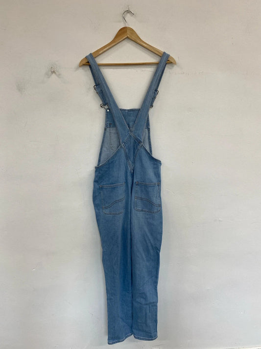 FatFace Fabulous Lewes Light Blue Dungarees UK 8R MM005