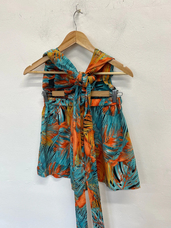 Fabulous tropical Playsuit Uk M Shein party Ibiza LK009