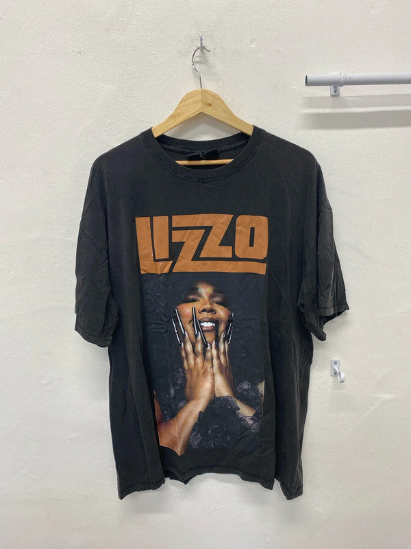 Fabulous Lizzo x Bershka distressed faded T shirt Merch UkL LB005