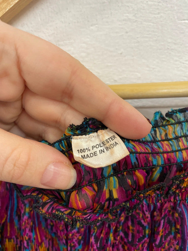 Unbranded Fabulous Indian Colourful Sheer Pool Coverup Onesize LK009