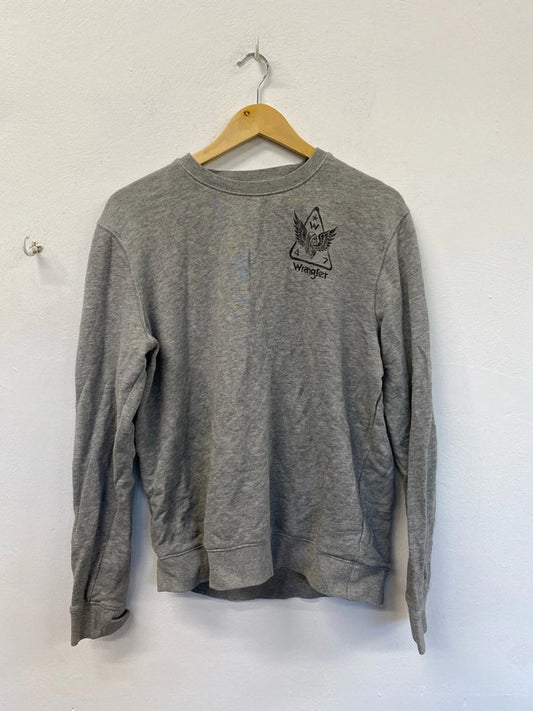Fabulous Wrangler grey sweatshirt uk 10 KD001