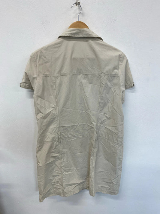 George Chic Taupe Cargo Dress UK 14 JB005