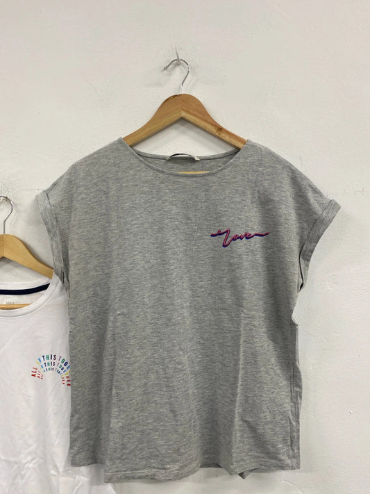 M&S TU George Fabulous Loose Fit Graphic T-shirts Bundle UK 14 #5 JW002