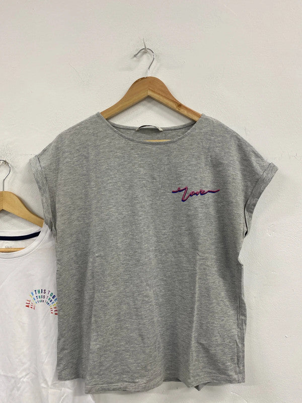 M&S TU George Fabulous Loose Fit Graphic T-shirts Bundle UK 14 #5 JW002