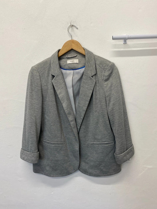 Fabulous Wallis Grey Marl blazer Uk14 work or play AO001