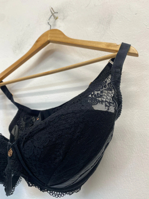 Gorgeous autograph sexy black lace bra UK 36F LB010