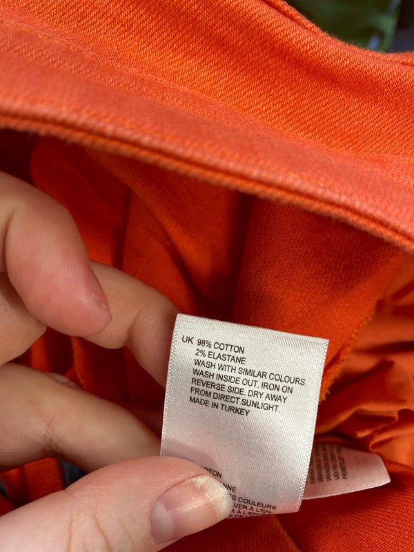 White Stuff Fabulous Dreamy Orange Jeans UK 20 KN002