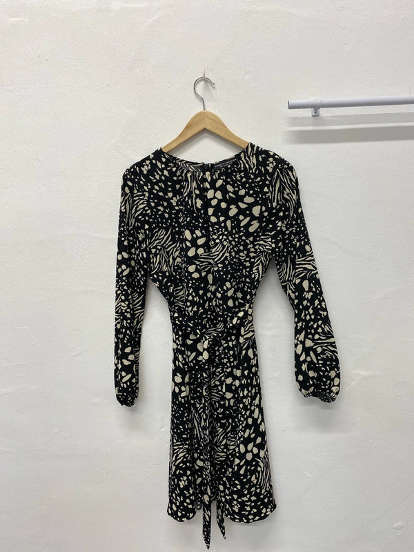 Fabulous Dorothy Perkins animal splodge dress smart casual Uk10 AG006