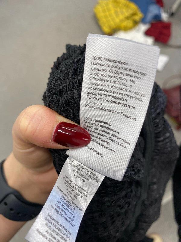 Lovely warehouse black crepe jumpsuit open shoulder UK 10 GK002