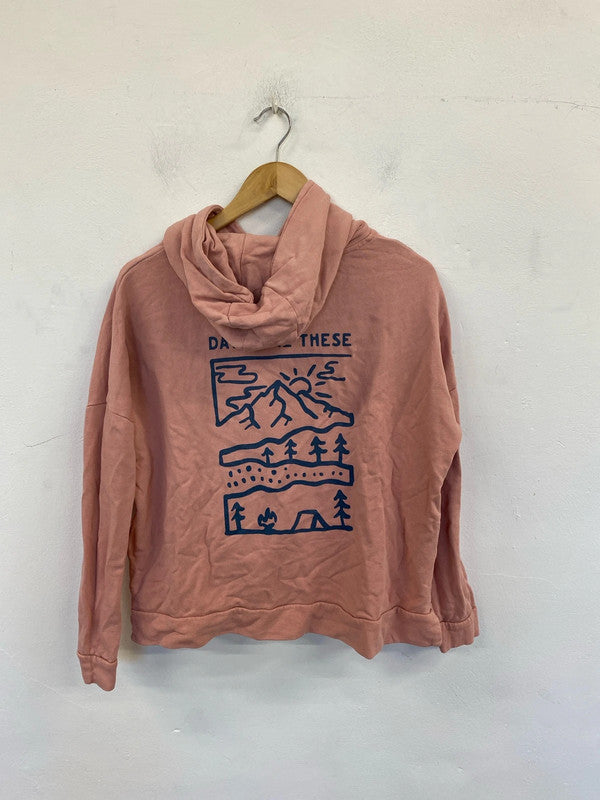 Passenger Chic Dusty Pink Hoodie Size M LN001
