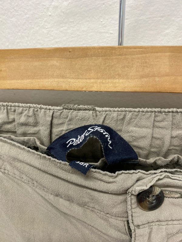 Fab men’s khaki green cargo pants uk38R Peter Storm JS004