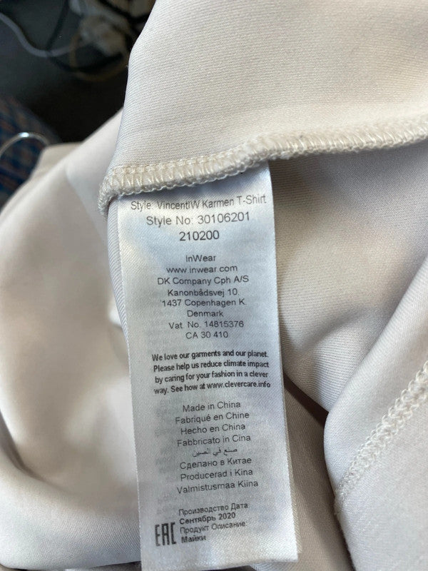 Fabulous Stone scuba fabric inwear Copenhagen top t shirt UkM SR006