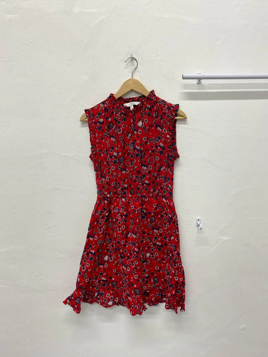 Absolutely stunning & other stories spanish red paisley dress Uk8 SN002