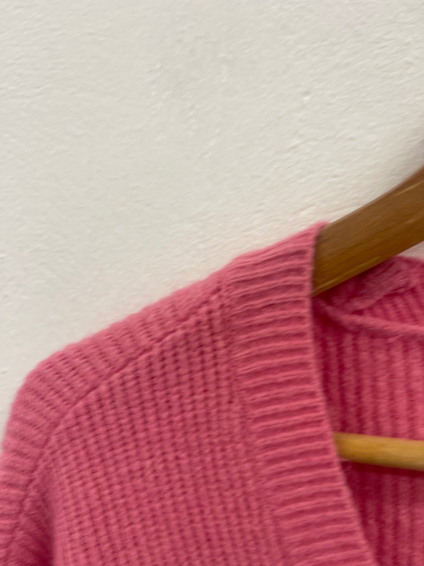Fabulous Oliver Bonas ribbed Sweater Uk10 Pink cosy KC528