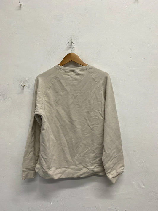 Lovely Sheshow cream bossmom jumper crew neck UK L VW001