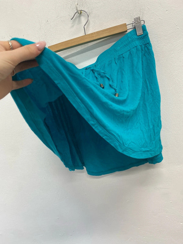 Stunning TU jersey skirt in teal activewear UK 12 LW005