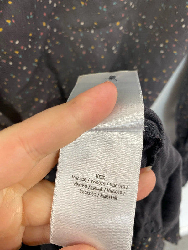 Bonobo Fabulous Charcoal Grey Speckle Belted Mini Dress Size L JB003