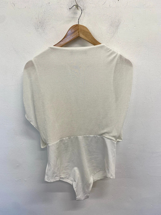 Lovely Karen Millen white bodysuit UK 12 LN001