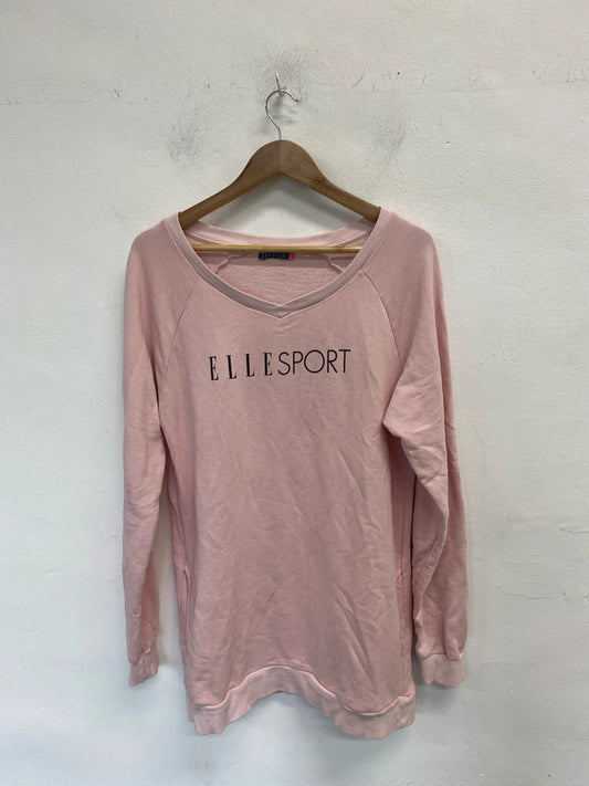 Lovely Elle sport rose pink jumper dress UK 12 YM001