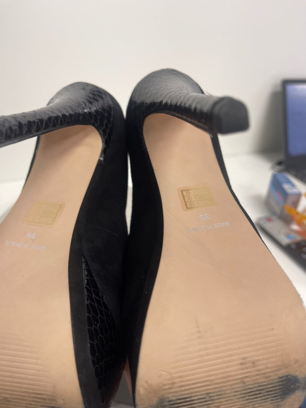 Stunning Carvela by Kurt Geiger super high sexy Heels Uk6 Black PP546