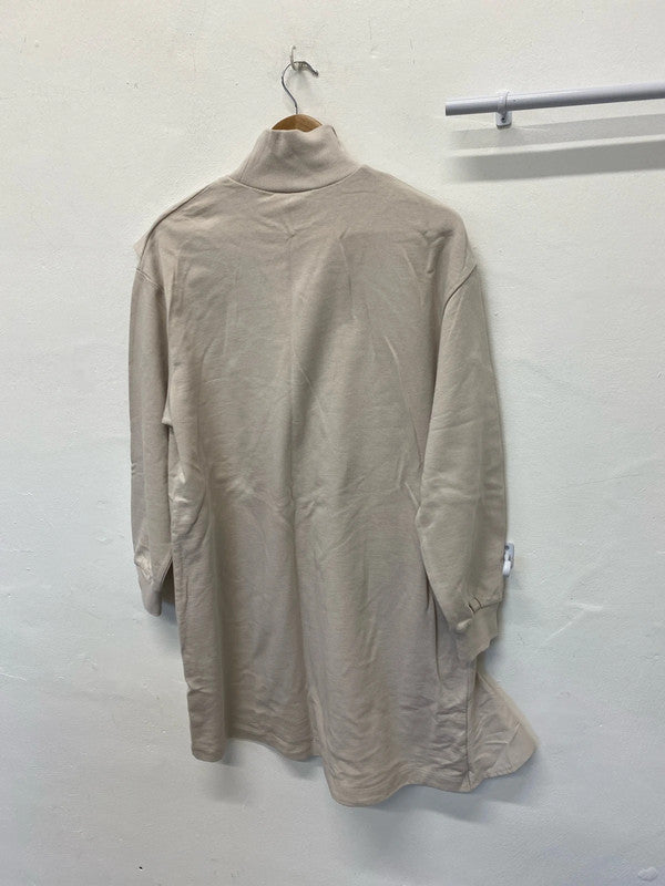 Stunning Zara Jumper dress ruffle details Uk M-L MB001