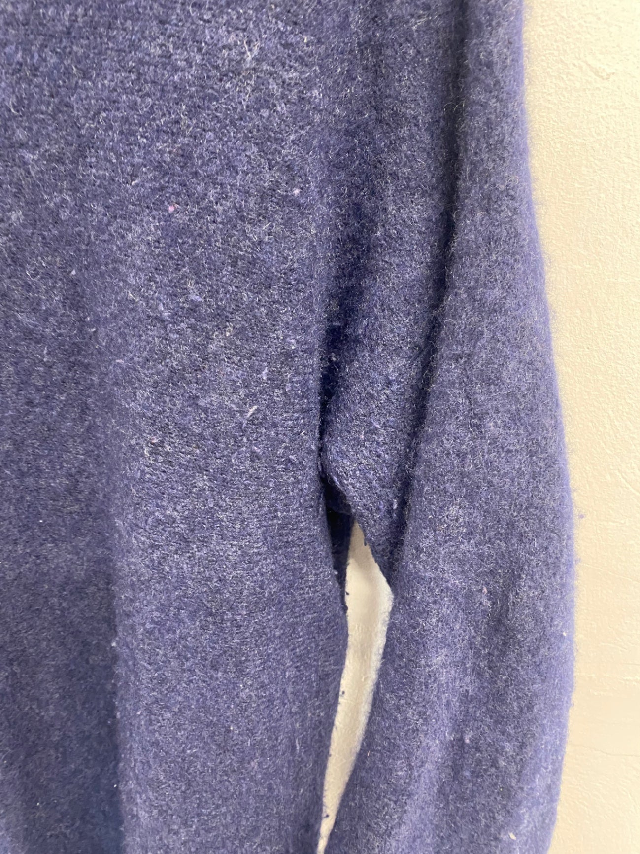 Stunning Eileen Fisher Knitted Dress cashmere UK 16 Navy blue SO560